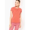 Polo piqué manches courtes femme