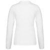 Polo piqué manches longues femme