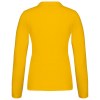 Polo piqué manches longues femme