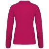 Polo piqué manches longues femme