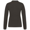 Polo piqué manches longues femme