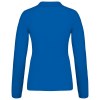 Polo piqué manches longues femme