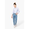Chemise popeline manches longues femme