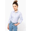Chemise popeline manches longues femme
