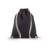 Sac à dos en coton bio avec cordelettes