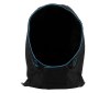 Capuche en softshell avec biais contrasté
