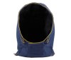Capuche en softshell avec biais contrasté