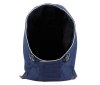 Capuche en softshell avec biais contrasté