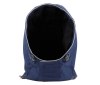 Capuche en softshell avec biais contrasté