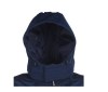 Capuche en softshell avec biais contrasté