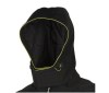 Capuche en softshell avec biais contrasté