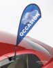 Drapeau Fixé sur Vitre de Voiture