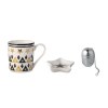 UNIQUE - Tasse, soucoupe et infuseur