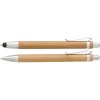 Parure de stylo bille et porte-mine en bambou Darlene