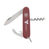 Couteau Suisse original de la marque Victorinox ligne Officiers avec poignée ABS, plaques intermédiaires en aluminium dur anodisé et des outils en acier recyclé à 100%