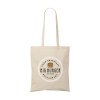 Sac shopping robuste en 100% coton tissé (180 g/m²)