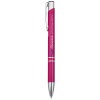 Stylo bille rétractable en aluminium Moneta (encre bleue)