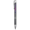 Stylo bille rétractable en aluminium Moneta (encre bleue)