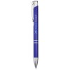 Stylo bille rétractable en aluminium Moneta (encre bleue)