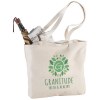 Sac shopping zippé coton 320 g/m² Ningbo 15L
