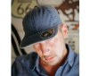 Casquette 6 pans mid visor délavée