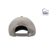 Casquette 6 pans mid visor faux suède