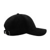 Casquette 6 pans mid visor faux suède