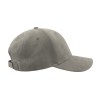 Casquette 6 pans mid visor faux suède