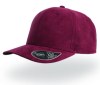 Casquette 6 pans mid visor faux suède