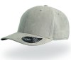 Casquette 6 pans mid visor faux suède