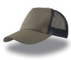 Casquette 5 pans style trucker en coton