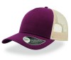 Casquette 5 pans style trucker en coton