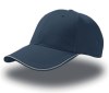 Casquette 6 pans piping réfléchissant