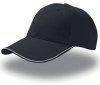 Casquette 6 pans piping réfléchissant