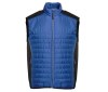 Bodywarmer bi-matière matelassé