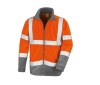 Veste micropolaire haute visibilité
