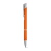 BETA SOFT. Stylo en aluminium avec finition en caoutchouc
