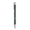 BETA SOFT. Stylo en aluminium avec finition en caoutchouc