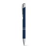 BETA SOFT. Stylo en aluminium avec finition en caoutchouc