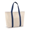 VILLE. Sac en toile 100% coton avec poche frontale et intérieure (280 g/m²)