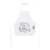 NILO. Tablier de coloriage pour enfants en non-tissé (80 g/m²)