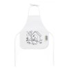 NILO. Tablier de coloriage pour enfants en non-tissé (80 g/m²)