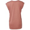 T-shirt Flowy à manches roulottées