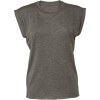 T-shirt Flowy à manches roulottées