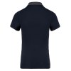 Polo jersey bicolore femme