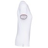 T-shirt maille piquée col V femme