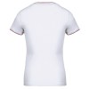 T-shirt maille piquée col V femme