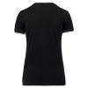 T-shirt maille piquée col V femme
