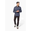 Chemise jacquard manches longues