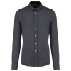 Chemise jacquard manches longues